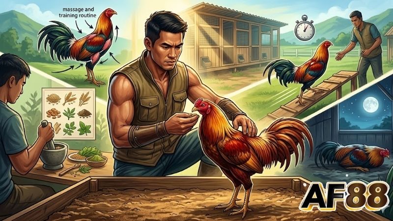 Chế độ dinh dưỡng đặc biệt cho gà đá